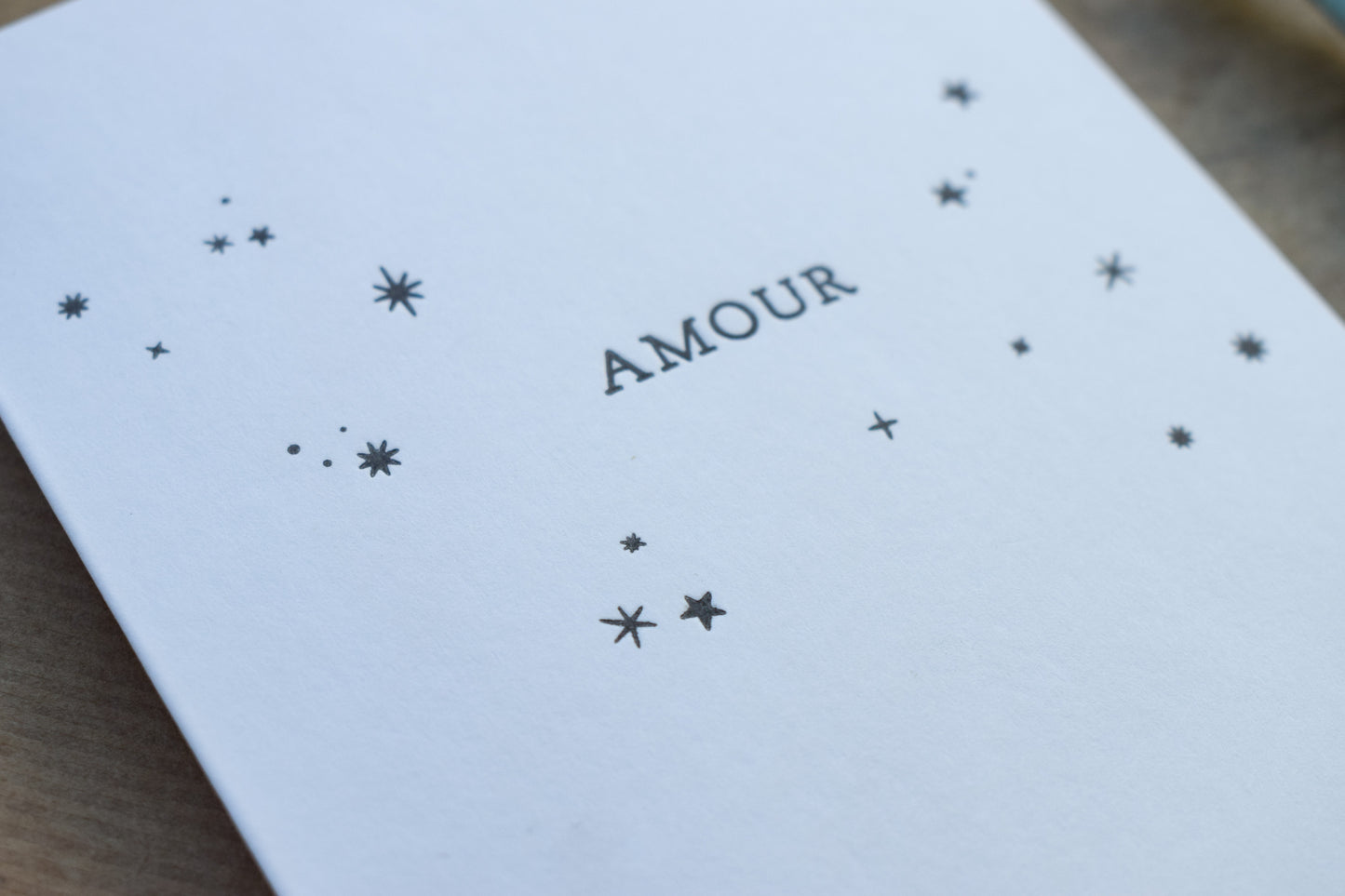 Amour Valentine's Card